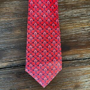 Hawes & Curtis Red Silk Tie